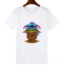 Load image into Gallery viewer, Showtly The Mandalorian Baby Yoda Sweatshirt Men/Women Star Wars TV Series T shirt 90S Science Fiction Movies Tee Tops