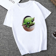 Load image into Gallery viewer, Showtly   The Mandalorian Baby Yoda Sweatshirt Men/Women Star Wars TV Series T shirt 90S Science Fiction Movies Tee Tops
