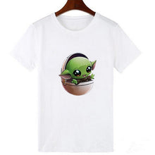 Load image into Gallery viewer, Showtly   The Mandalorian Baby Yoda Sweatshirt Men/Women Star Wars TV Series T shirt 90S Science Fiction Movies Tee Tops

