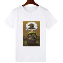 Load image into Gallery viewer, Showtly   The Mandalorian Baby Yoda Sweatshirt Men/Women Star Wars TV Series T shirt 90S Science Fiction Movies Tee Tops
