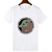 Load image into Gallery viewer, Showtly   The Mandalorian Baby Yoda Sweatshirt Men/Women Star Wars TV Series T shirt 90S Science Fiction Movies Tee Tops
