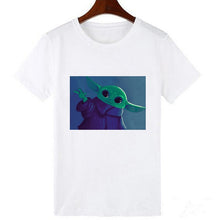 Load image into Gallery viewer, Showtly   The Mandalorian Baby Yoda Sweatshirt Men/Women Star Wars TV Series T shirt 90S Science Fiction Movies Tee Tops
