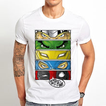 Load image into Gallery viewer, Men Summer New White Casual Short Unisex Funny T Shirt Hulk Thor Deadpool Eyes of Avengers SuperHeroes Cool Tshirt
